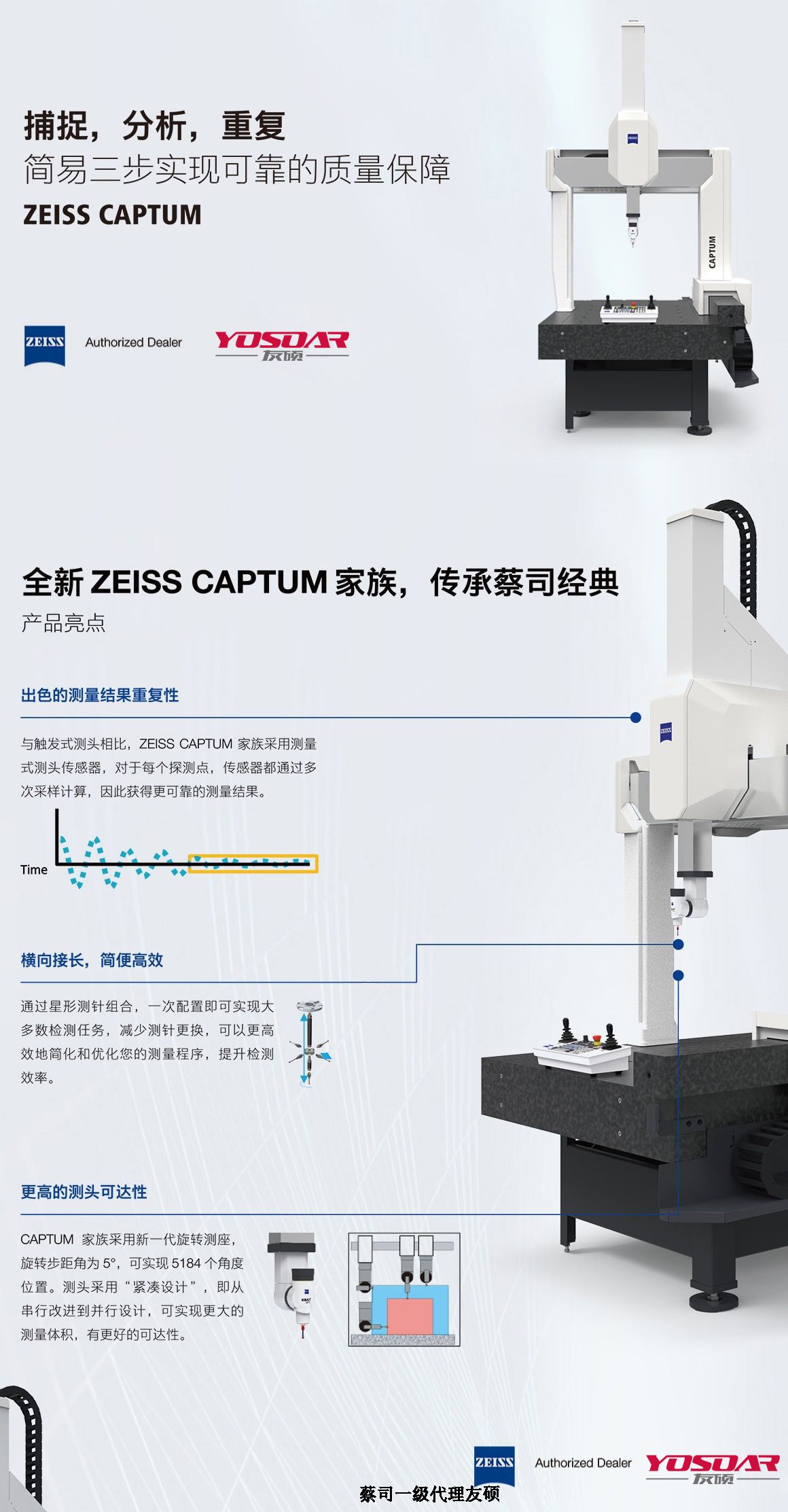 晋城蔡司三坐标CAPTUM